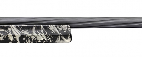 TLD White Fluted Bolt Action Rifle